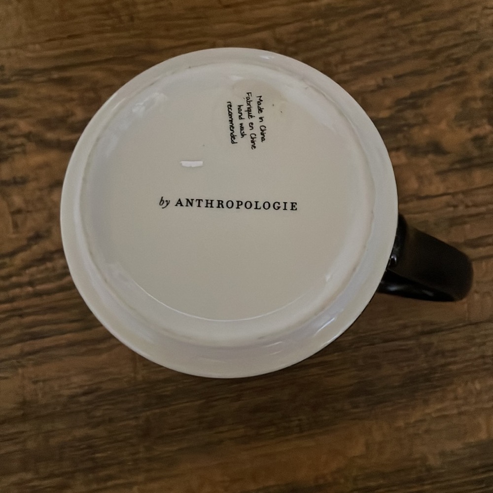 Anthropologie letter F mug. Beautiful! Tiled design. - Picture 4 of 4